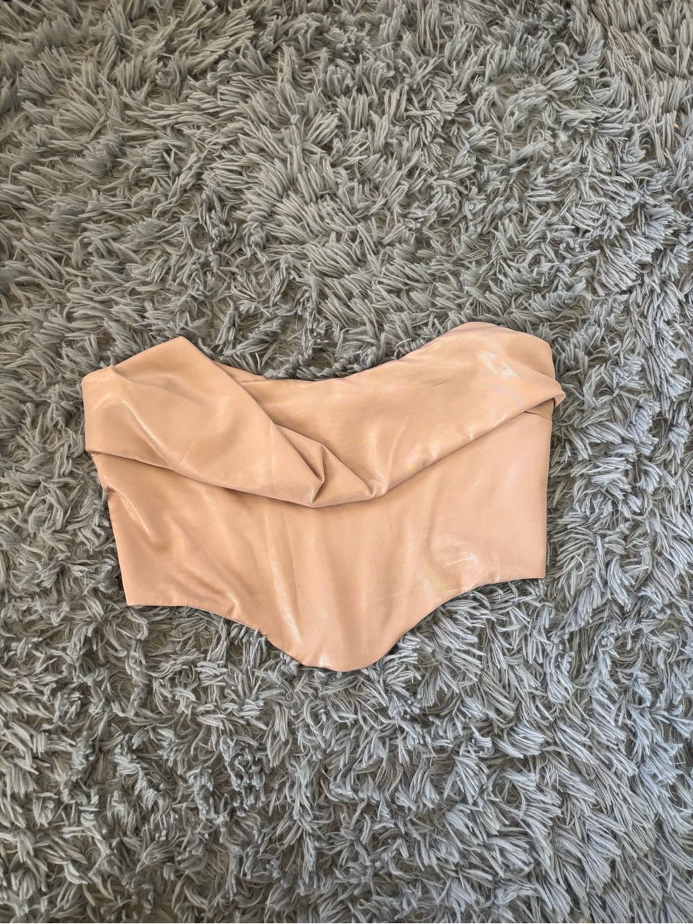 Oh Polly tan corset top